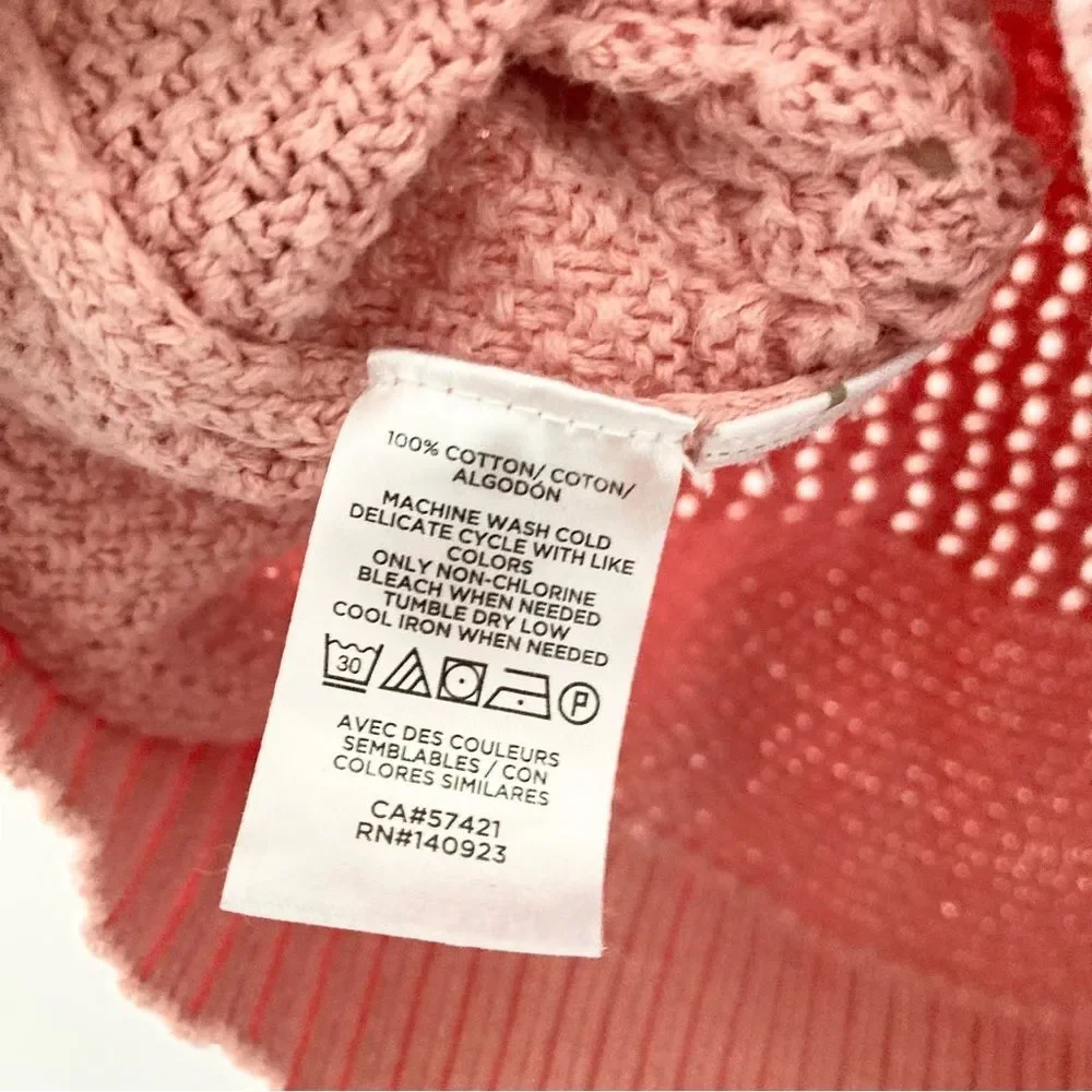 LOFT Cotton Sleeveless Top Pink M‎ - Picture 4 of 4